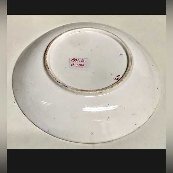 1800s Gaudy Welsh Hexagon Pattern 113 Pink Lustre Plate - Picture 10 of 10